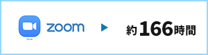 zoom 約166時間